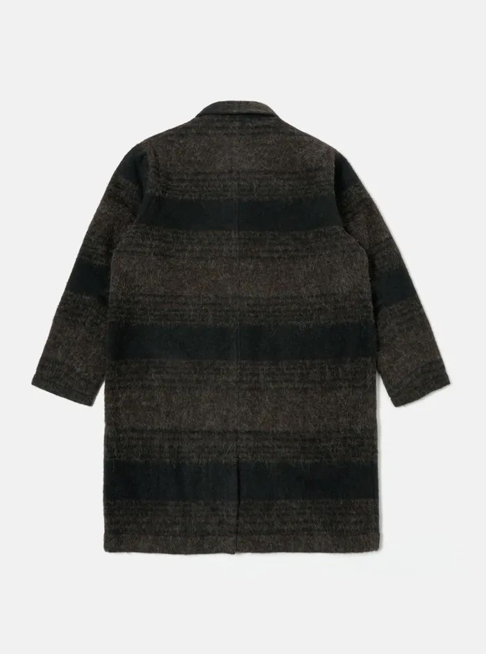Account Coat In BrownBlack Alpaca Recycled Mix Men Universal Works Coats and Outerwear