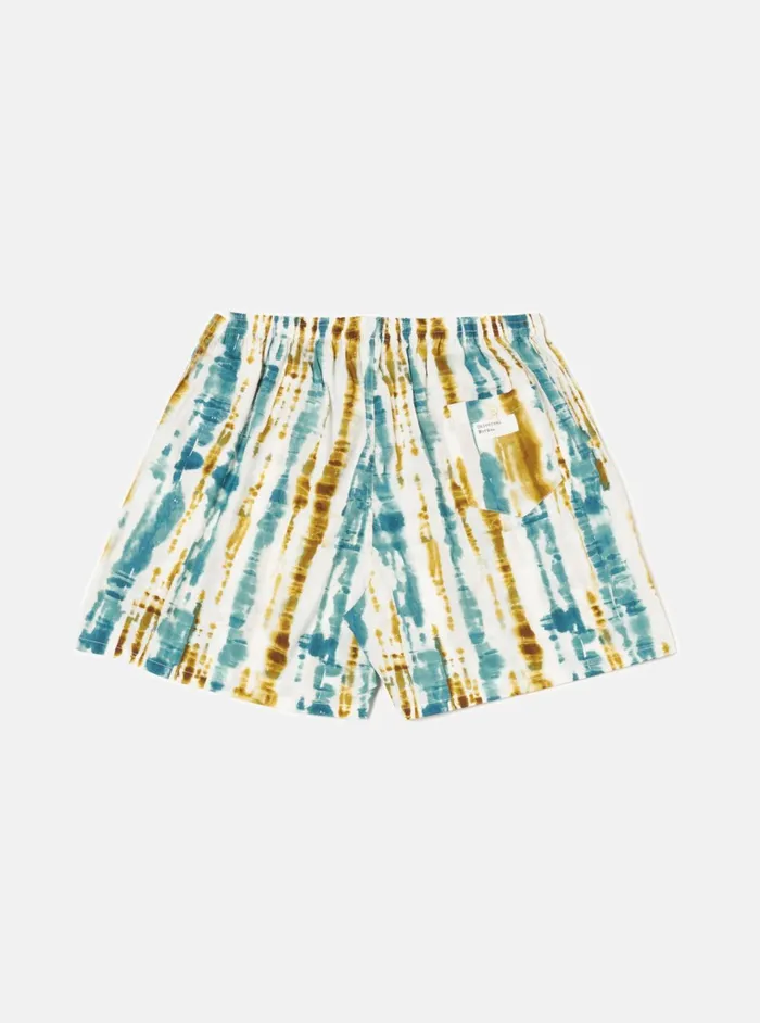 Boxer Short In Ecru Paint Print Men Universal Works Underwear