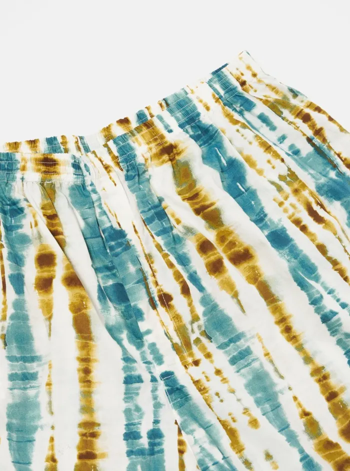 Boxer Short In Ecru Paint Print Men Universal Works Underwear