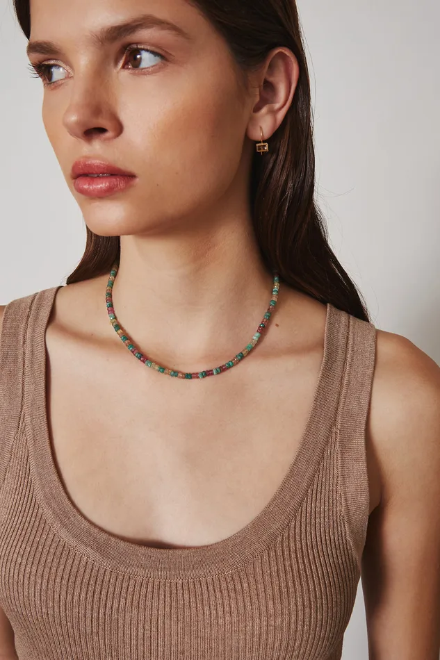 Chan Luu Necklaces 14k Emerald Mix Collar Necklace 8211 Women