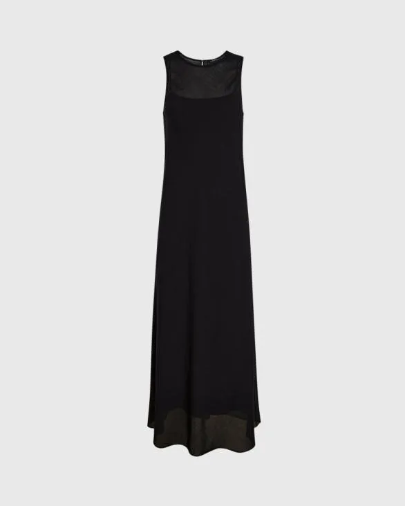 Club Monaco Dresses and Jumpsuits Bias Wool Blend Gauze Maxi Dress Black 8211 Women