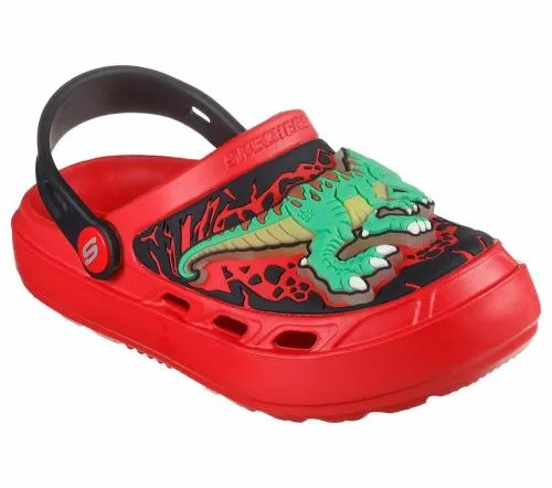 Foamies Swifters 8211 TRexBrights Red Kids SKECHERS Big Kids UK Sizes 36