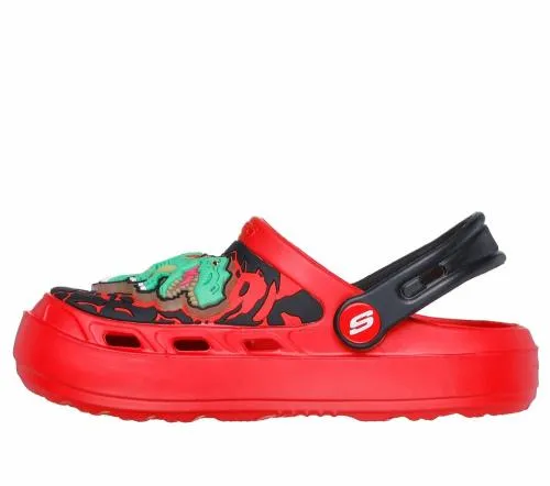 Foamies Swifters 8211 TRexBrights Red Kids SKECHERS Big Kids UK Sizes 36