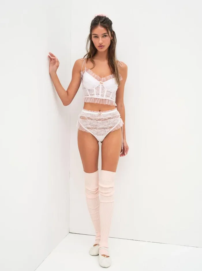 For Love and Lemons Lingerie Ulla Panty White 8211 Women For Love and Lemons Lingerie Ulla Panty White 8211 Women