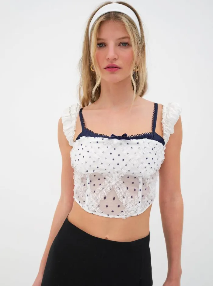 For Love and Lemons Tops Carmen Top White 8211 Women
