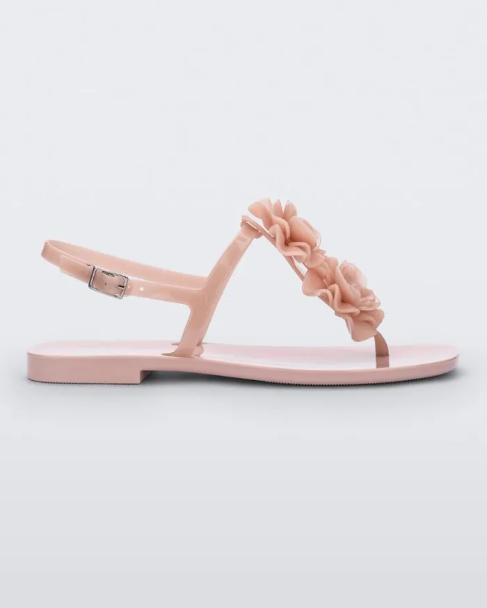 Harmonic Squared Garden Light Pink Women Melissa Sandals