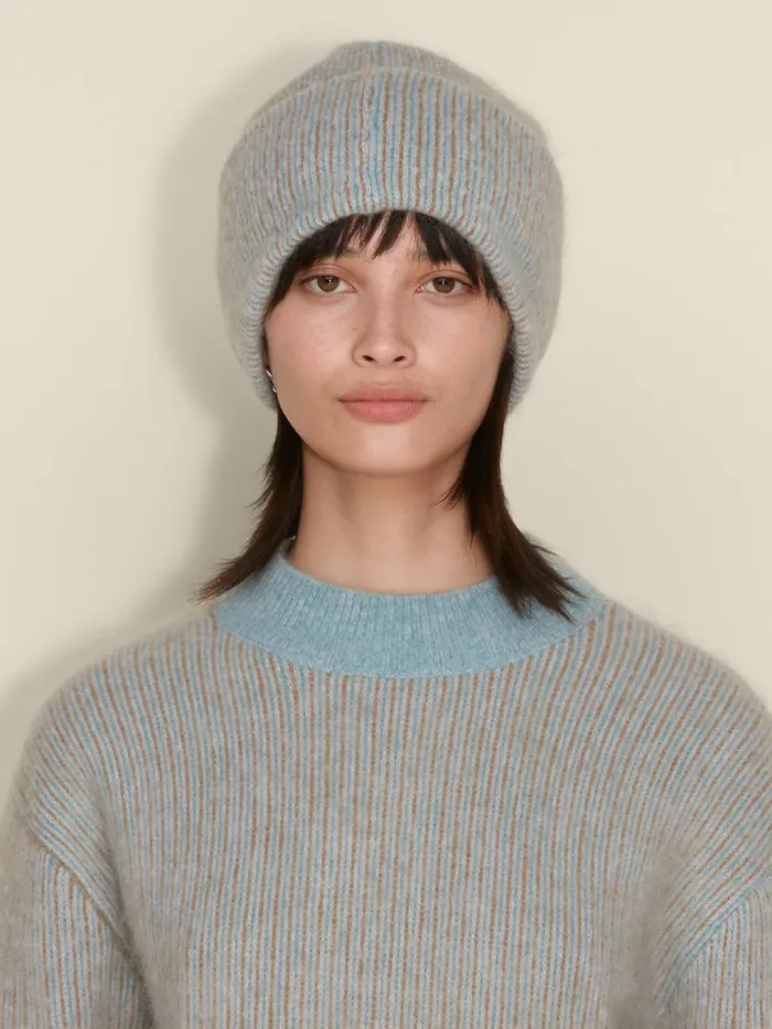 Hats WomenMen Holzweiler Hypnotized Beanie Blue Stripe