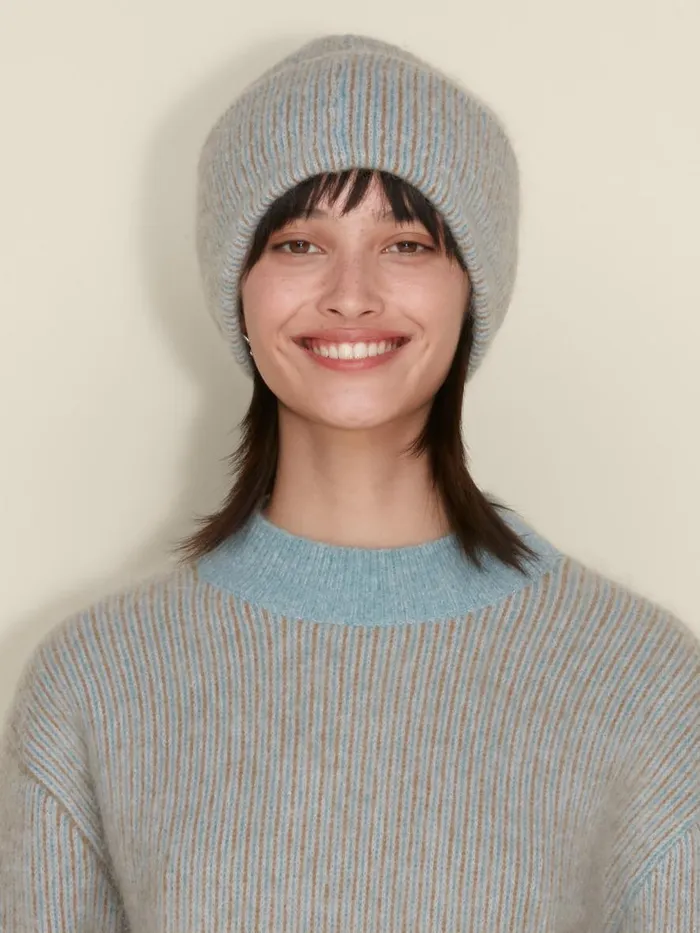 Hats WomenMen Holzweiler Hypnotized Beanie Blue Stripe
