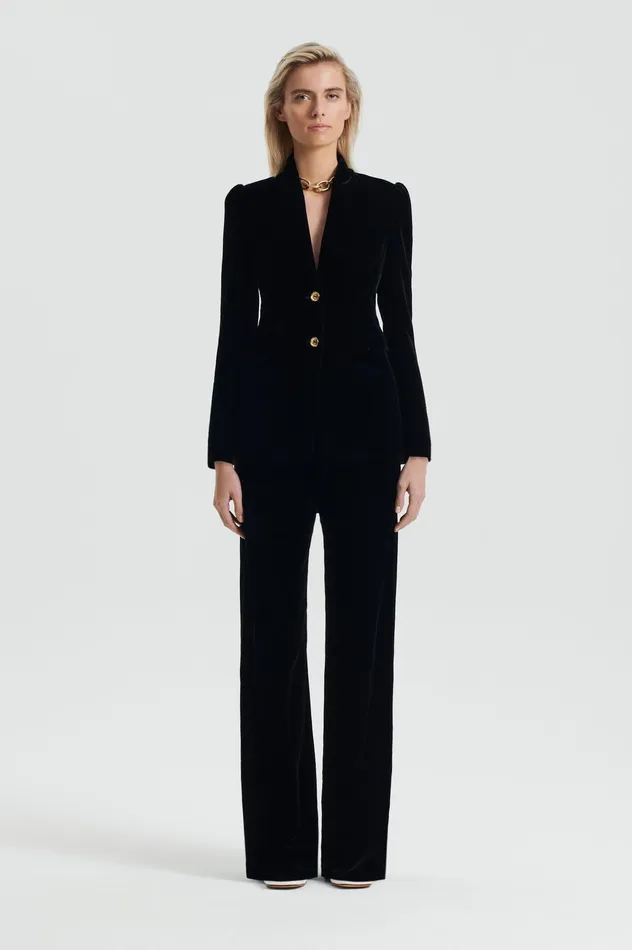 Jackets Women VELVET JACKET BLACK Scanlan Theodore