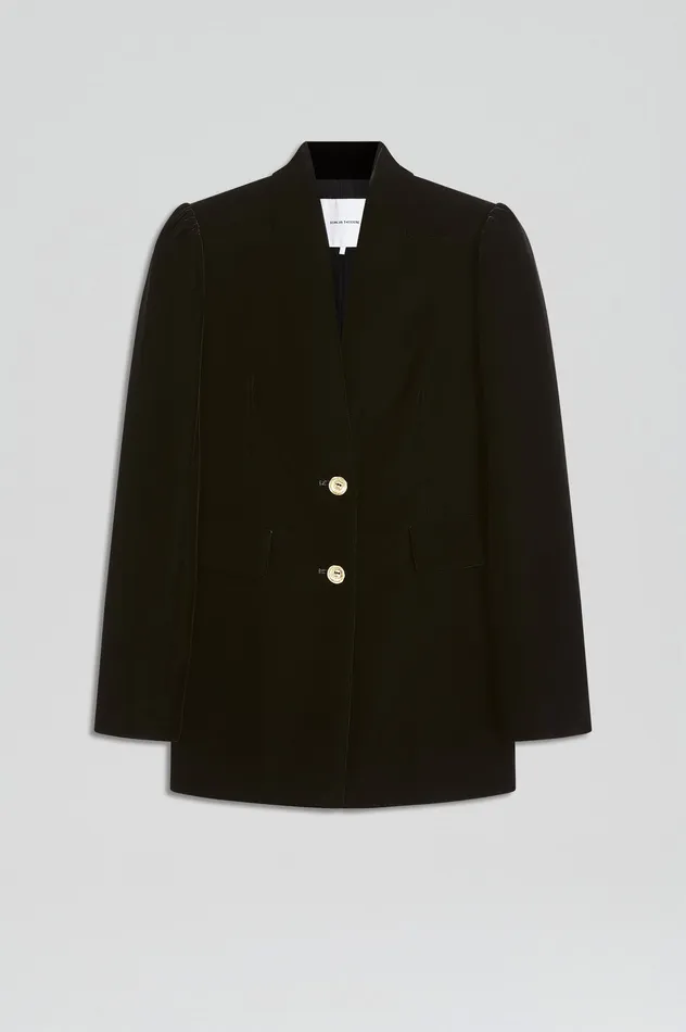 Jackets Women VELVET JACKET BLACK Scanlan Theodore Jackets Women VELVET JACKET BLACK Scanlan Theodore