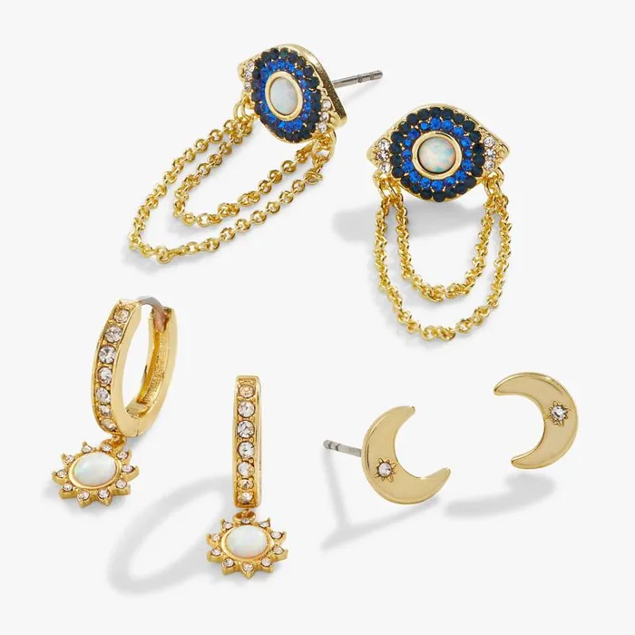Jewelry Sets Women Alex And Ani Evil Eye Celestial Earring Set Gold