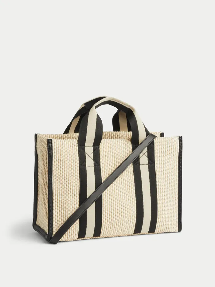 Jigsaw Bags and Clutches Women Athena Woven Tote Cream