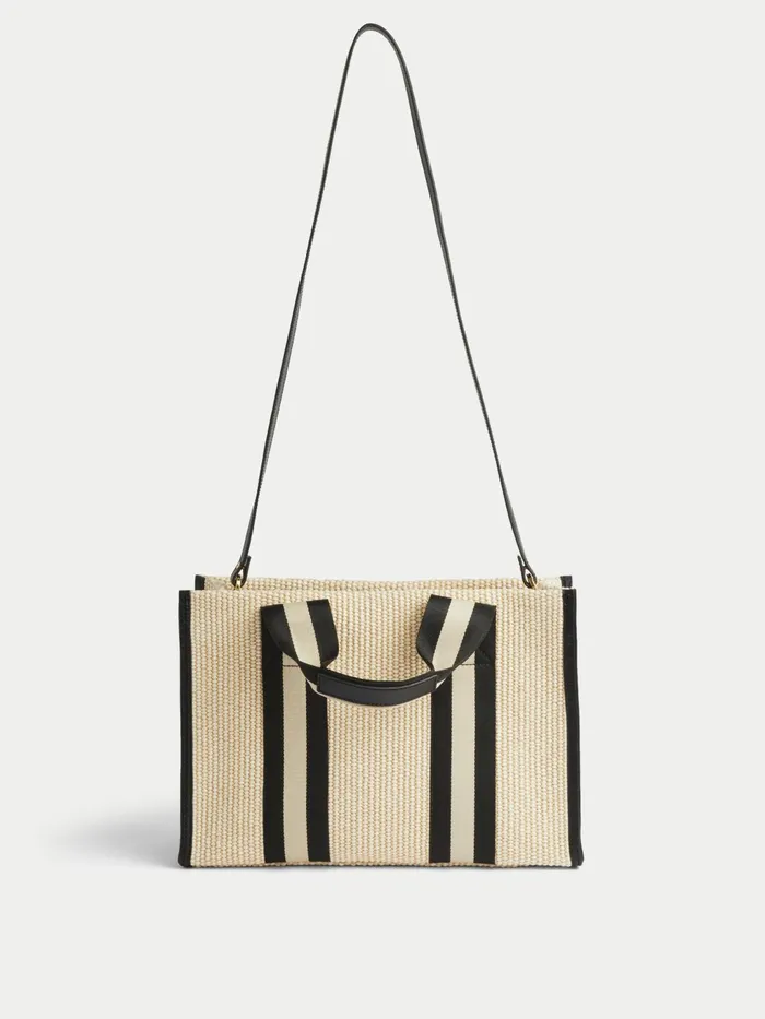 Jigsaw Bags and Clutches Women Athena Woven Tote Cream