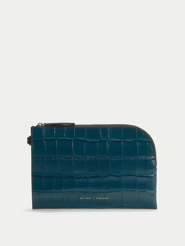Jigsaw Bags and Clutches Women Sophia Rounded Pouch Blue