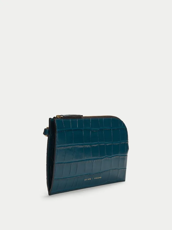 Jigsaw Bags and Clutches Women Sophia Rounded Pouch Blue