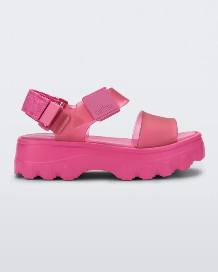 Kick Off Sandal Pinkclear Pink Women Melissa Sandals