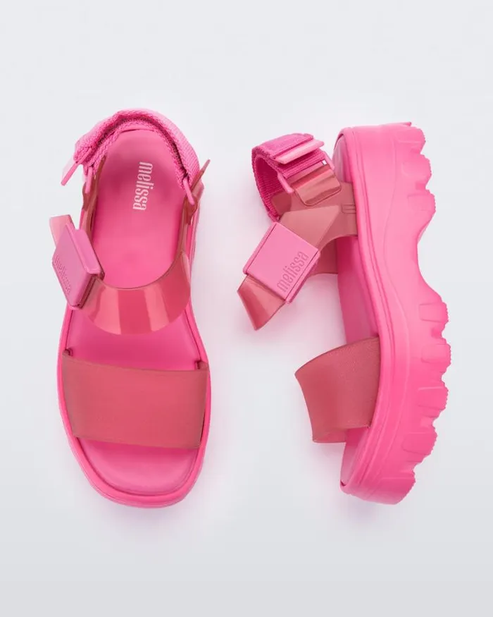 Kick Off Sandal Pinkclear Pink Women Melissa Sandals