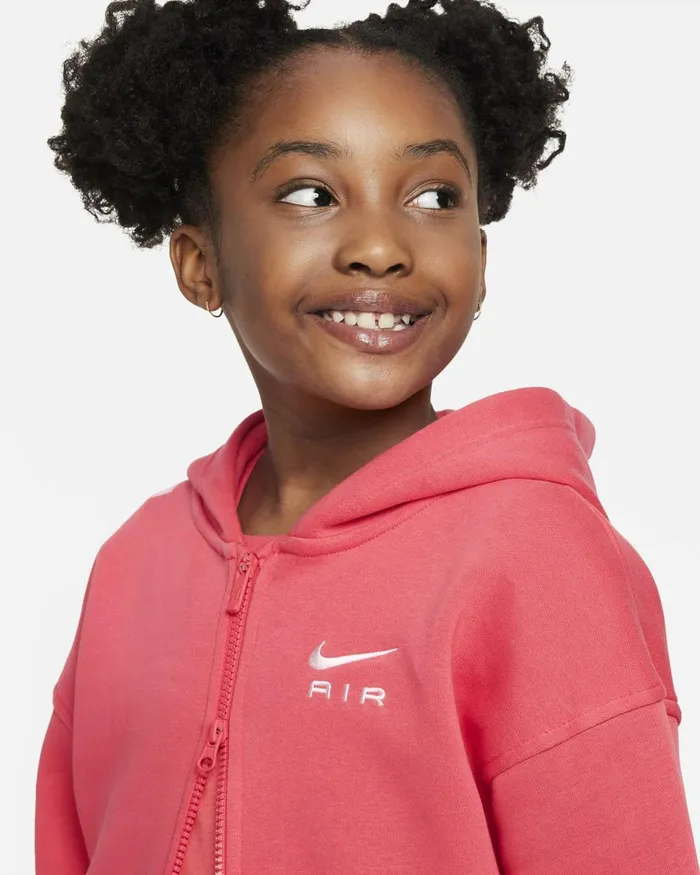 Kids Nike All Clothing Air Club Fleece Light Fusion Redmedium Soft Pink