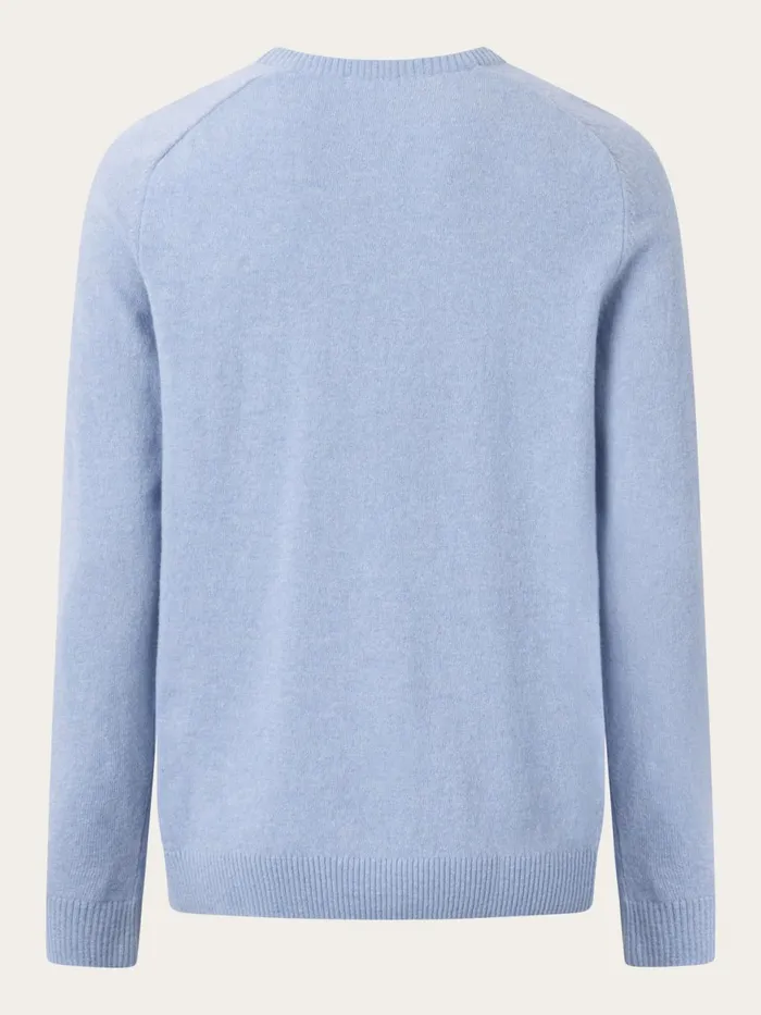 KnowledgeCotton Apparel Knits Basic Oneck Knit Asley Blue 8211 Men KnowledgeCotton Apparel Knits Basic Oneck Knit Asley Blue 8211 Men