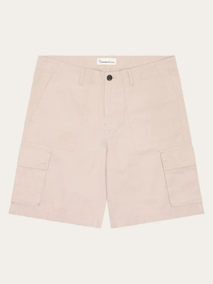 KnowledgeCotton Apparel Shorts FLINT Wide Slub Yarn Shorts Gotsvegan 8211 Men
