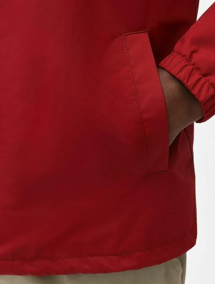 Men Jackets Dickies Oakport Coach Jacket Bikg Red