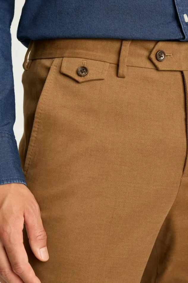 Men Jetsetter Italian Brushed Cotton Dress Pant British Khaki Bonobos Dress Pants
