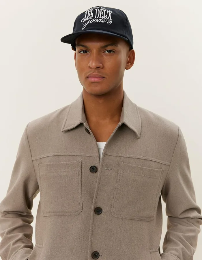 Men Marseille Hybrid Jacket 8211 Walnut Melange Les Deux JacketsCoats