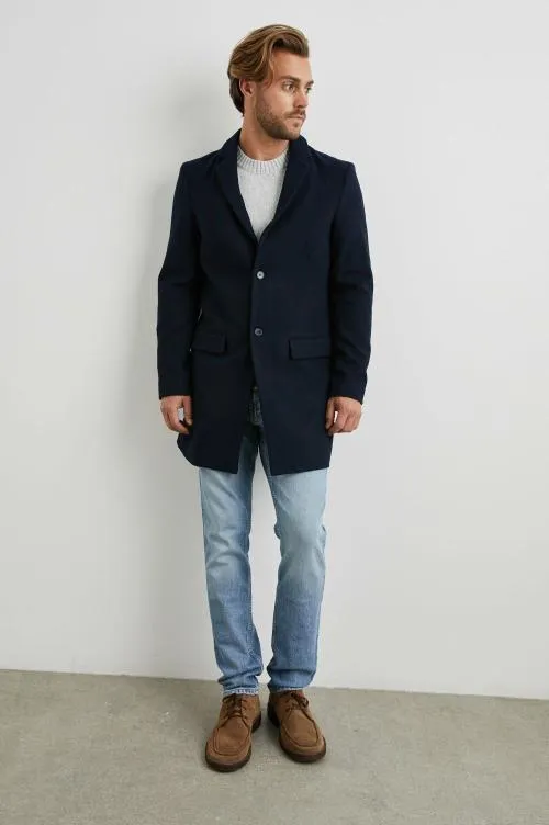 Men Rails Jackets and Coats Lark Coat Navy