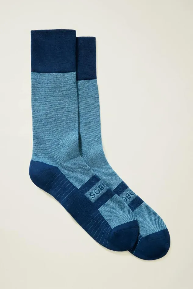Men Soft Everyday Socks Navy Peony Bonobos Socks and Underwear
