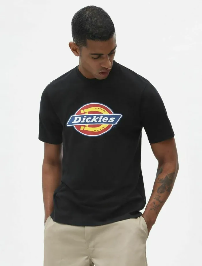 Men TShirts Dickies Icon Logo TShirt Black