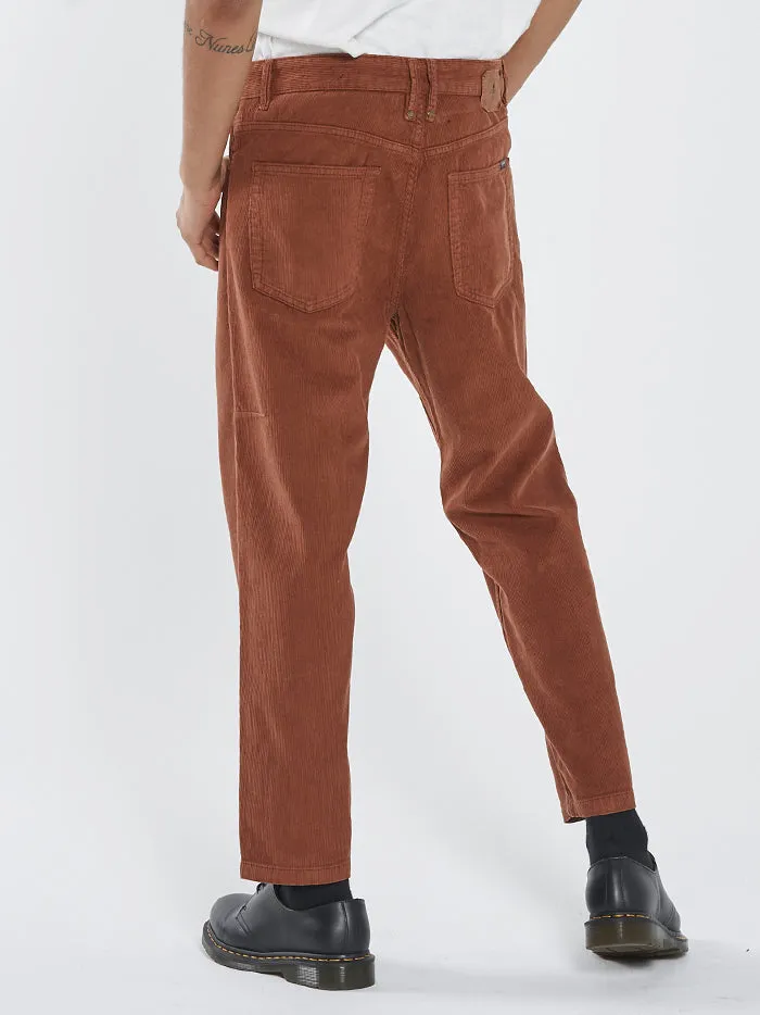 Mens Chopped Denim Cord Jean Coffee Thrills Denim