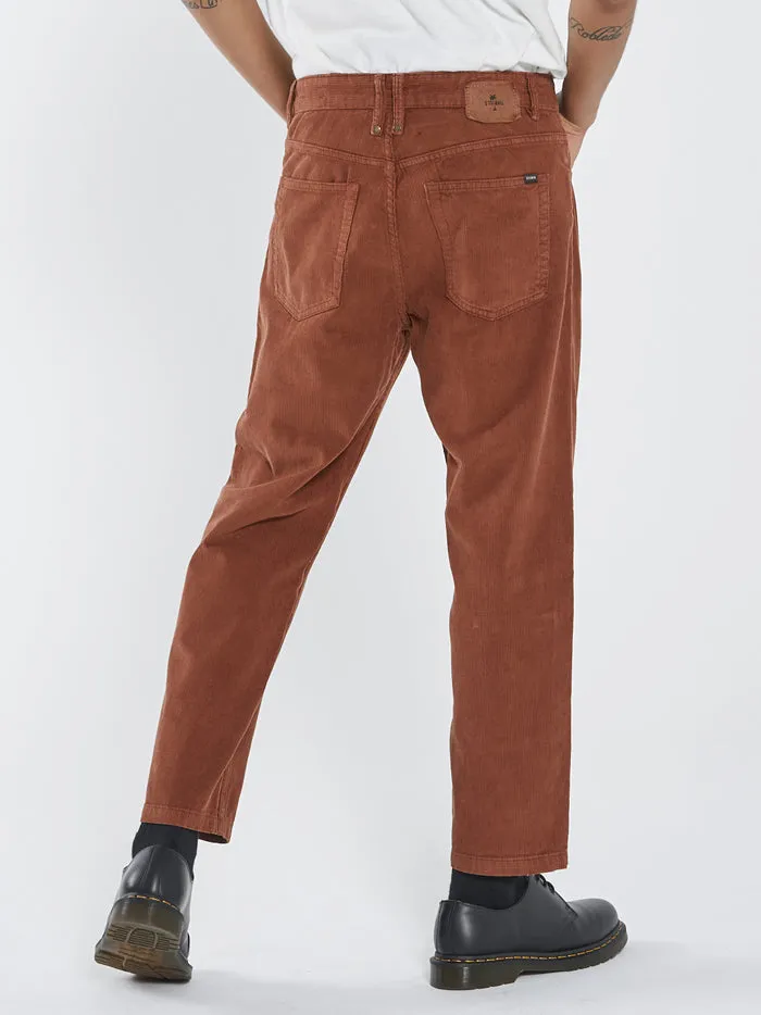 Mens Chopped Denim Cord Jean Coffee Thrills Denim