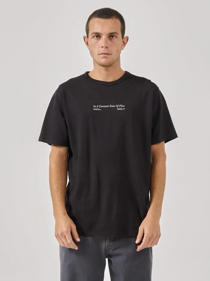 Mens Hemp Constant Merch Fit Tee Black Thrills Tees and Tank Tops