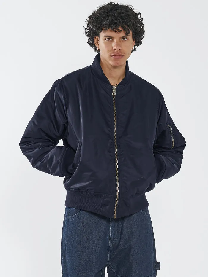 Mens Union Bomber Dark Navy Thrills Jackets
