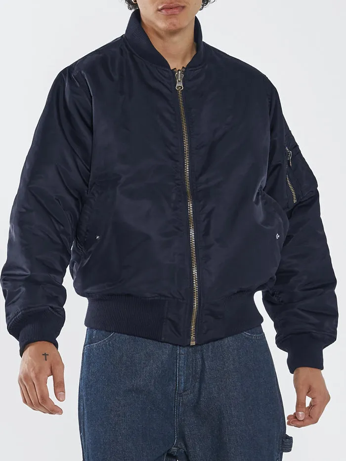 Mens Union Bomber Dark Navy Thrills Jackets