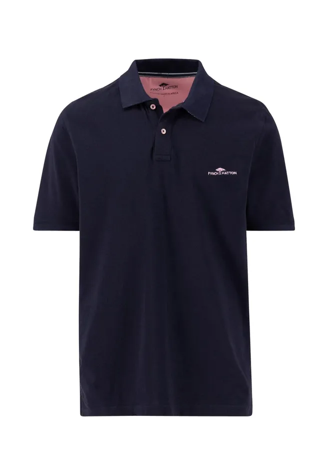 Polo Shirt Men FYNCHHATTON Polo Shirt Made Of High Quality Cotton Vivid Yellowpeestrong Bluenavyturf Greenwhite
