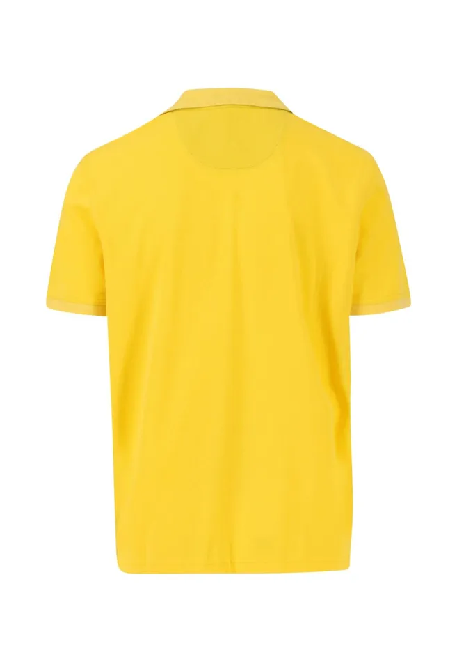 Polo Shirt Men FYNCHHATTON Polo Shirt Made Of High Quality Cotton Vivid Yellowpeestrong Bluenavyturf Greenwhite