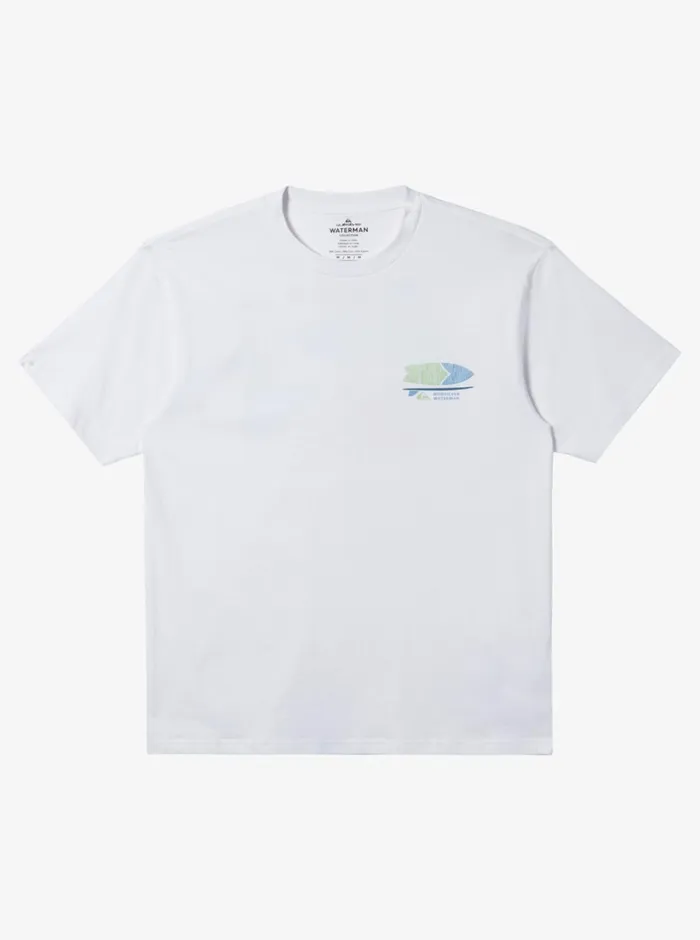 Quiksilver Board Builder QTShirt White MensWaterman Tees