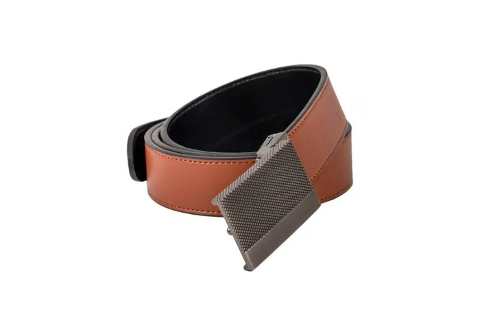 RWandCO Belts and Suspenders CHAMPS Leather One Size Reversible And Adjustable Belt BlackBrown Medium Beige 8211 Men