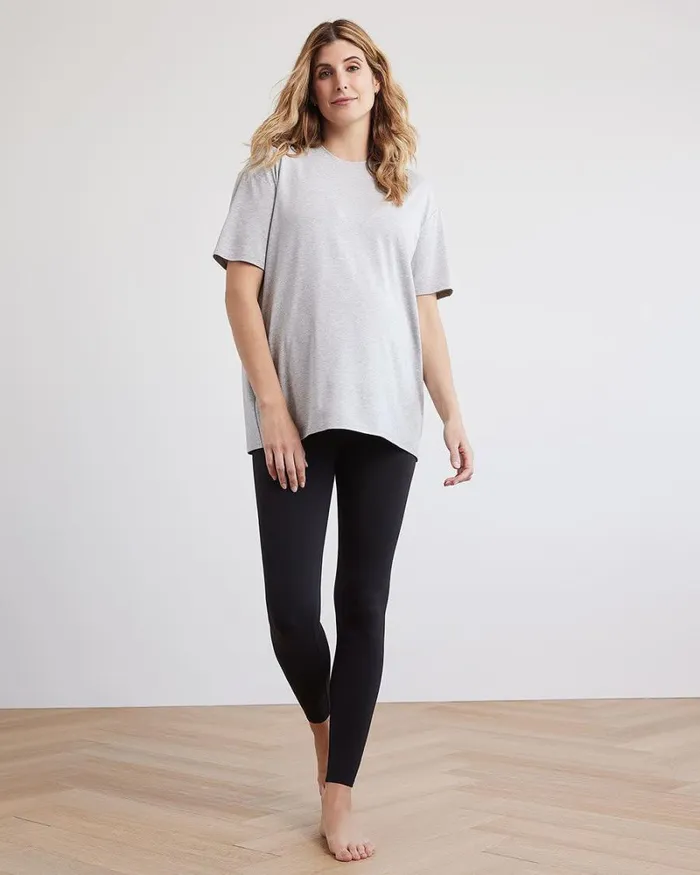 RWandCO Bottoms The Everyday Legging 8211 Thyme Maternity Black 8211 Women RWandCO Bottoms The Everyday Legging 8211 Thyme Maternity Black 8211 Women