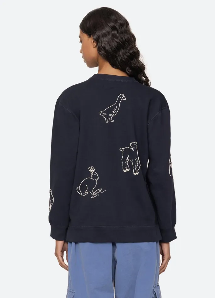 Sea New York Tops Demi Sweatshirt Navy 8211 Women