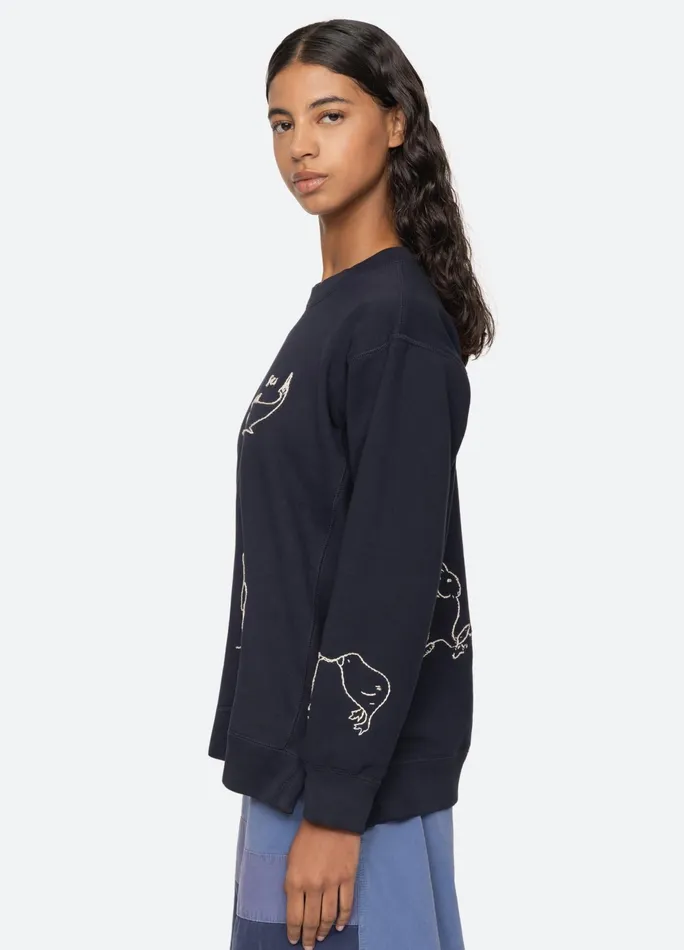 Sea New York Tops Demi Sweatshirt Navy 8211 Women
