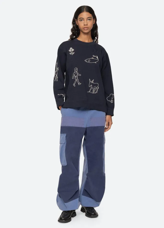 Sea New York Tops Demi Sweatshirt Navy 8211 Women