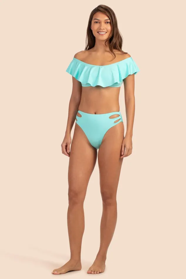 SHOP Trina Turk SWIM BOTTOMS MONACO SOLIDS HIGH WAIST BOTTOM