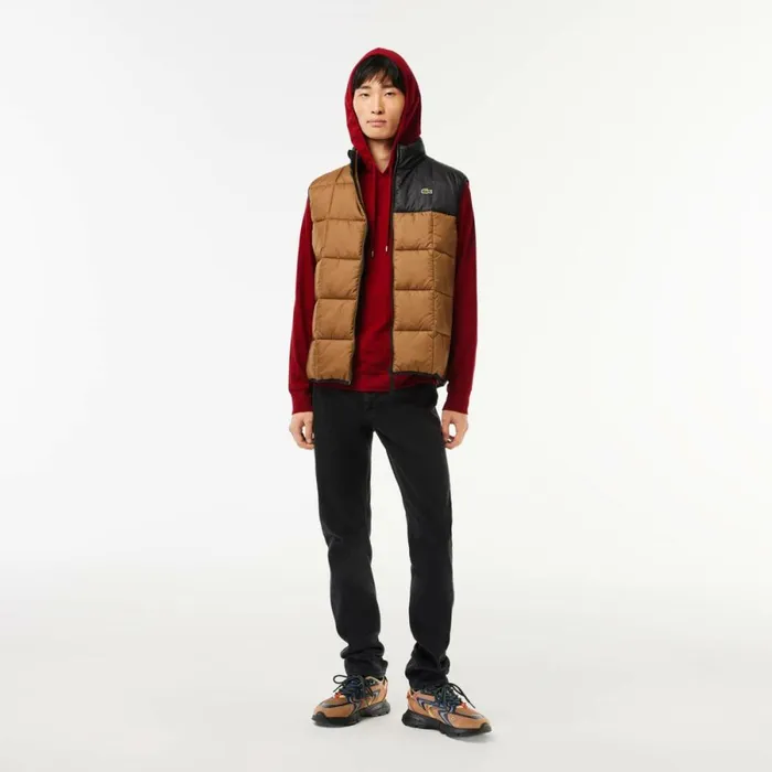 TShirts Men Lacoste Men039s Cotton Jersey Hooded TShirt Bordeaux 476