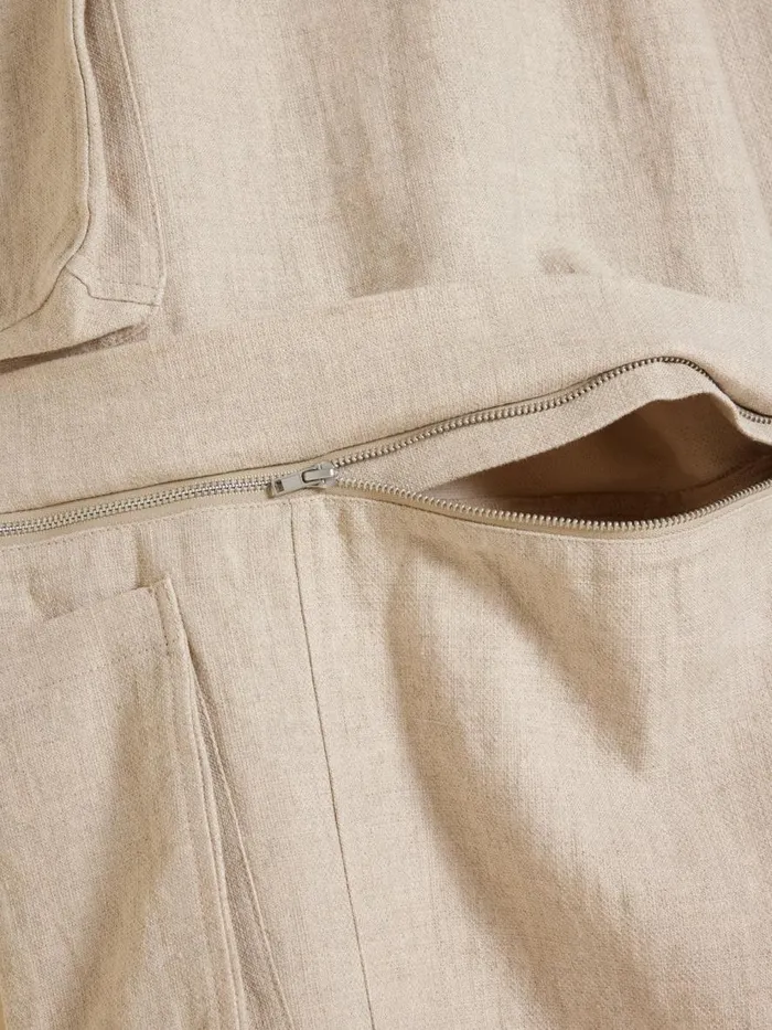 Trousers and Shorts Men Holzweiler Ebbi Linen Mix Trousers Sand