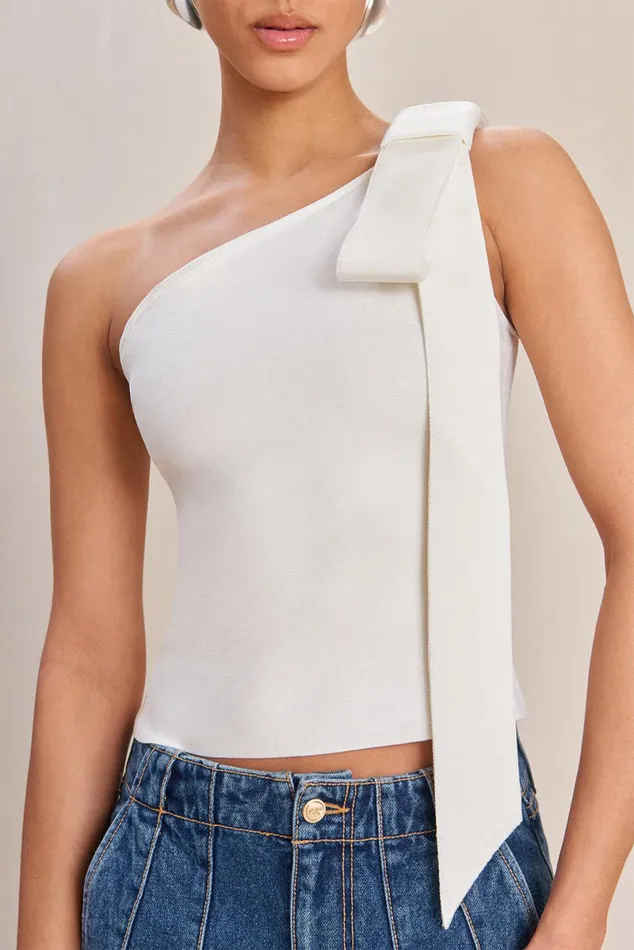 Women Cult Gaia Knits NOMI KNIT TOP 8211 OFF WHITE