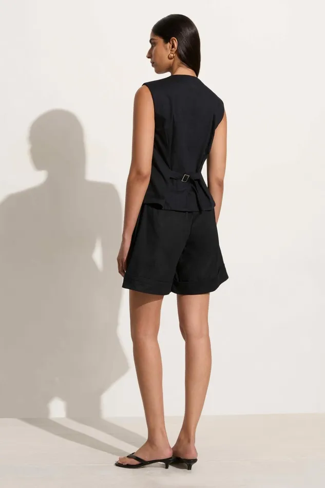 Women Faithfull The Brand Skirts and Shorts Campania Short Black 8211 Faithfull The Brand