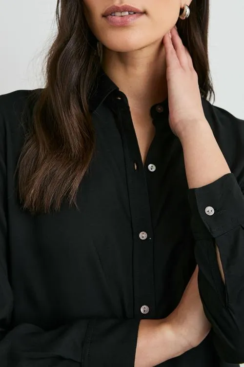 Women Rails Tops Wren Shirt Black Women Rails Tops Wren Shirt Black
