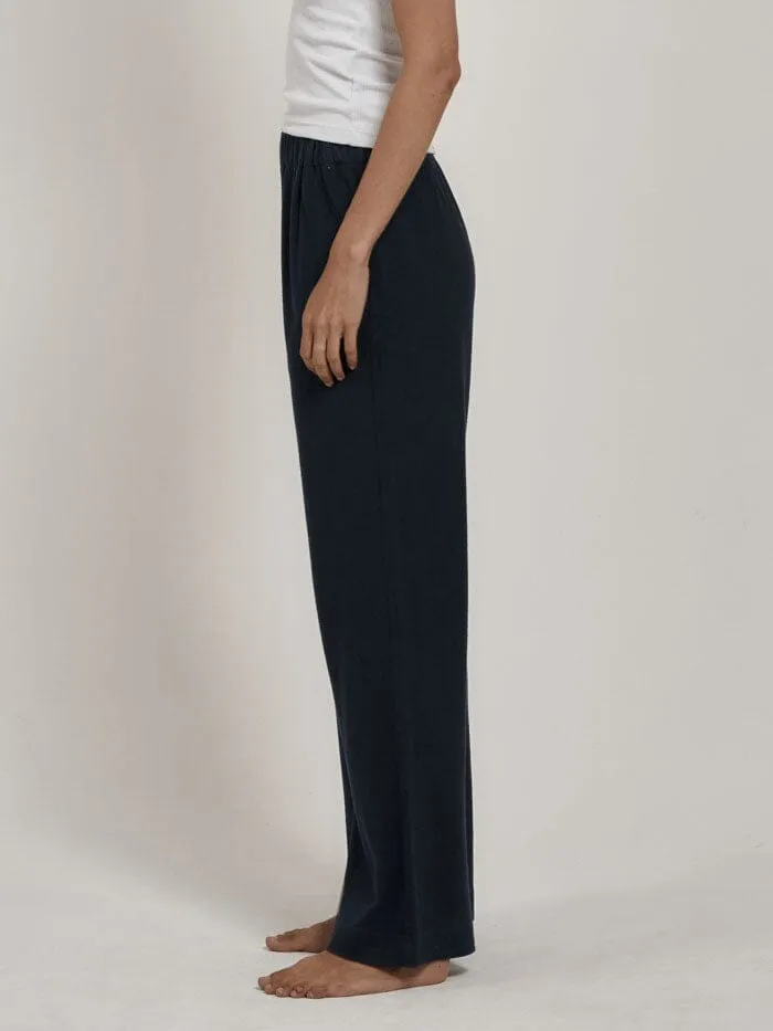 Womens Hemp Full Length Pant Petrol Thrills Pants